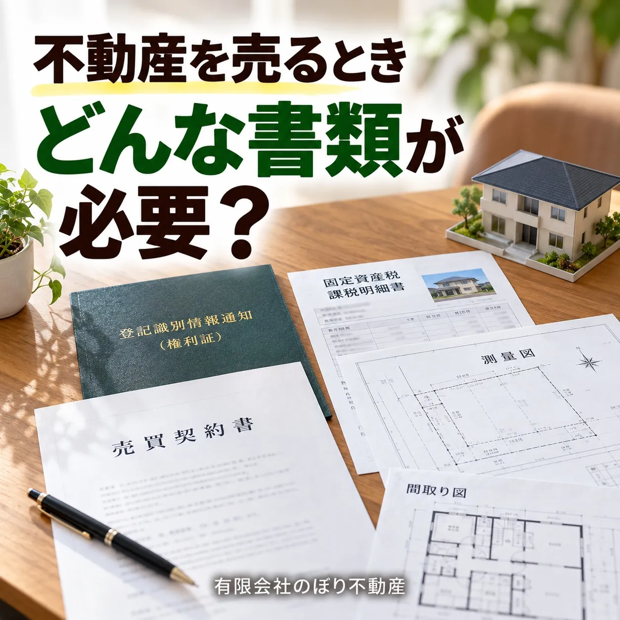 「不動産の売却、何を用意すればいい?」
